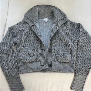 Elegant Gray Women's Cardigan by Tranquil